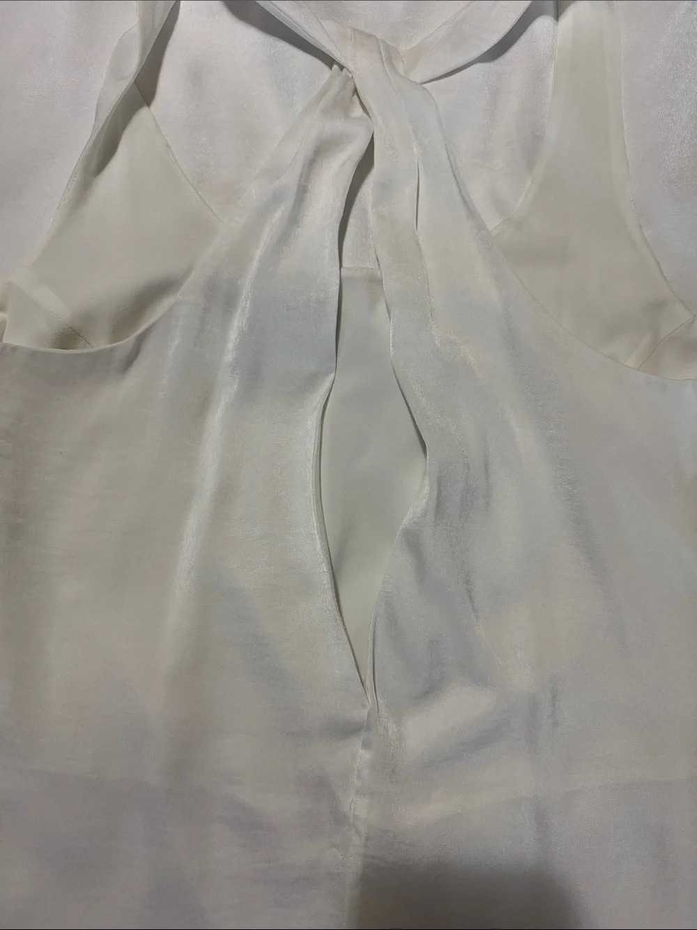 BCBGMaxAzria White Racerback Maxi Dress with Back Keyhole - Picture 4 of 4